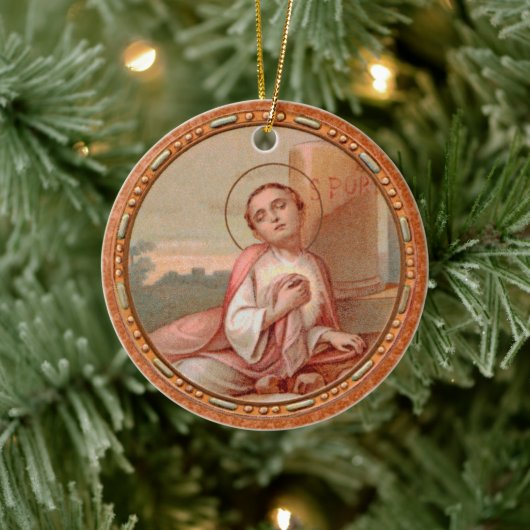 St. Tarcisius van Rome Roundel (BF 004) Keramisch Ornament (Boom)
