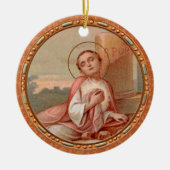 St. Tarcisius van Rome Roundel (BF 004) Keramisch Ornament (Voorkant)
