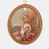 St. Tarcisius van Rome Roundel (BF 004) Keramisch Ornament (Links)