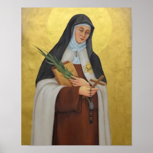 St. Teresa Benedicta van de kruismeliet Poster (Voorkant)