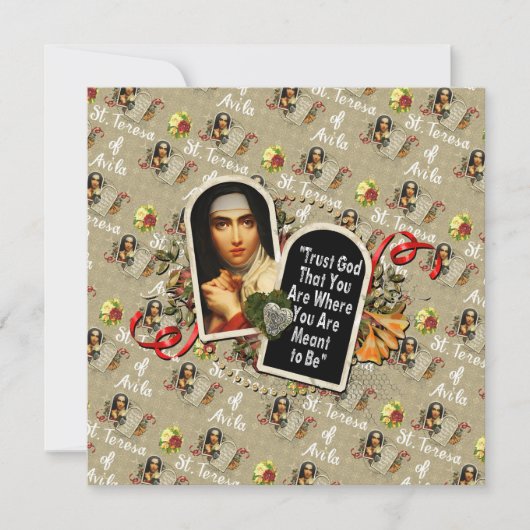 St Teresa de Avila katholiek Saint Therese (Voorkant)