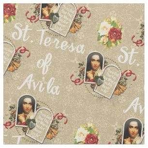 St Teresa de Avila katholiek Saint Therese-Gerard Stof