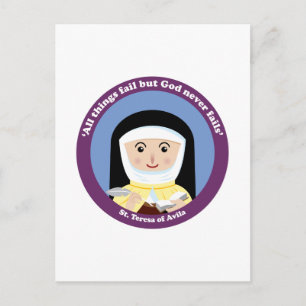St. Teresa van Avila Briefkaart