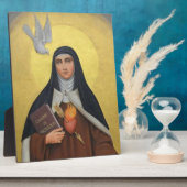 St. Teresa van Avila Katholieke Carmelite Saint Fotoplaat (Zijkant)