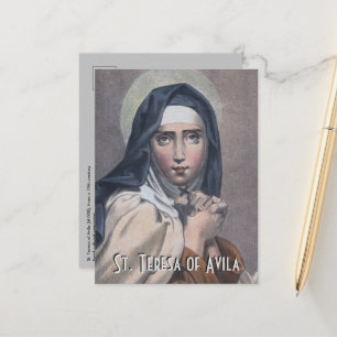 St. Teresa van Avila (M 008) Briefkaart