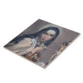 St. Teresa van Avila (M 008) Tegeltje (Zijkant)