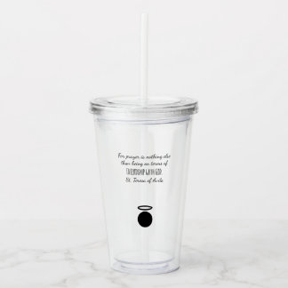 St. Teresa van Avila Quote Tumbler Acryl Drinkbeker