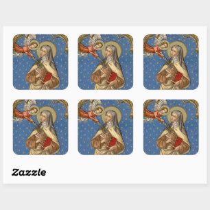 St. Teresa van Avila (SAU 28) Vierkante Sticker