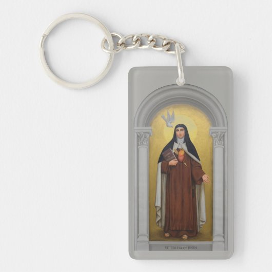 St. Teresa van Avila Teresa van Jesus Prayer Sleutelhanger (Voorkant)