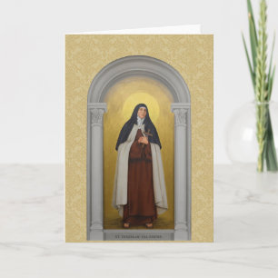 St. Teresa van de Andes Carmelite Saint Kaart