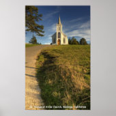 St. Teresa van de Avila Church, Bodega, Californië Poster (Voorkant)