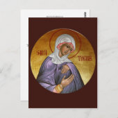 St. Thekla Prayer Card Briefkaart (Voorkant / Achterkant)
