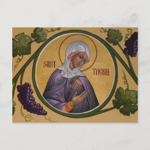 St. Thekla Prayer Card Briefkaart