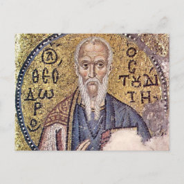 St. Theodore de Studiet Byzantijnse Mozaïek Icoon Briefkaart