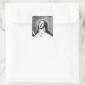 St. Theresa van Avila Vierkante Sticker (Tas)
