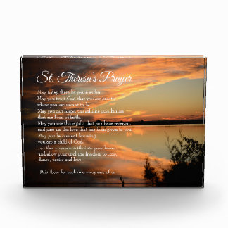 St. Theresa's Prayer - Sunset foto