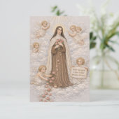 St. Therese 5 Day Novena Prayer Catholic (Staand voorkant)
