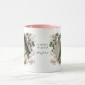 St Therese carmélite religieuse rose floral Mug (Centre)
