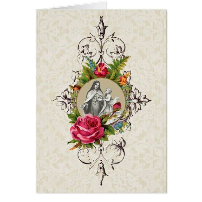 St. Therese Child Jesus Rozen Religieuze gebed (Voorkant)