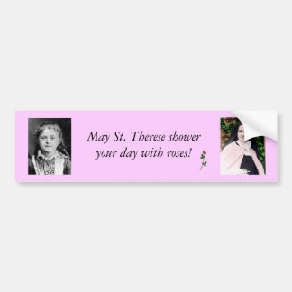 St. Therese de Lisieux Bumpersticker