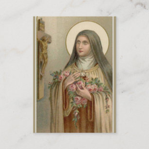  St. Therese de Little Flower Novena-kaarten Visitekaartje