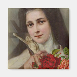 St. Therese de Little Flower  Rozen Magneet