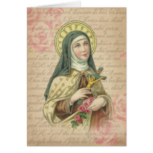 St Therese du cru de roses de Jésus d'enfant