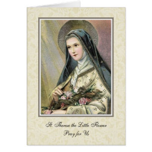 St Therese du cru de roses de Lisieux religieux