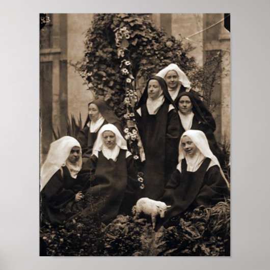 St. Therese en de nonnen van Lisieux. Poster (Voorkant)