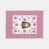 St. Therese Fleece Baby Blanket Deken (Voorkant (Horizontaal))