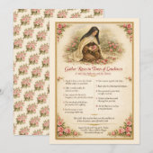 St. Therese Gebedsreflectie Rozen (Voorkant / Achterkant)