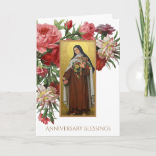 St. Therese het Kleine Jubileum van de Bloem Kaart