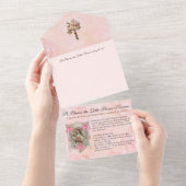 St. Therese Jesus Godsdienst alle All In One Uitnodiging (Afscheurbaar)