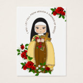St. Therese Jesus  Spiritual Bouquet Prayer Roses (Devant)