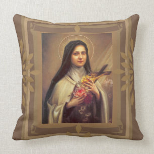 St. Therese met Rozen, Crucifix Jesus Kussen