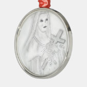 st-therese metalen ornament (Links)