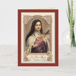 St. Therese Mis Aanbod St. Valentijnsdag Kaart