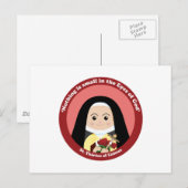 St. Thérèse of Lisieux Briefkaart (Voorkant / Achterkant)