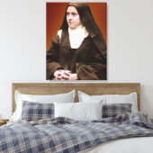 St. Therese of Lisieux Canvas Afdruk (Insitu (Slaapkamer))