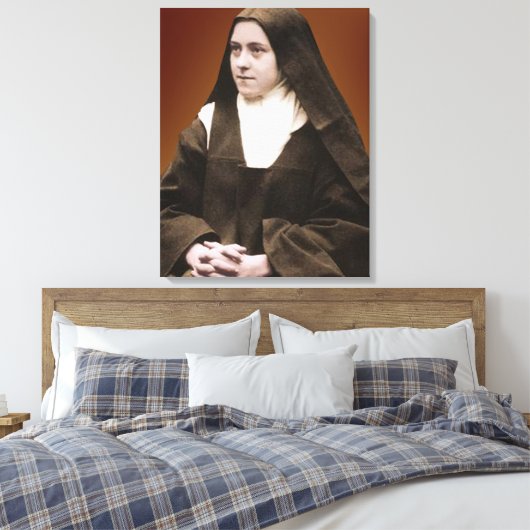 St. Therese of Lisieux Canvas Afdruk (Insitu (Slaapkamer))
