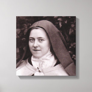 St. Therese of Lisieux Canvas Afdruk