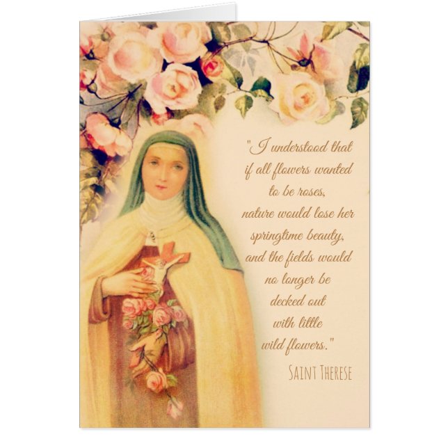 St. Therese of Lisieux Floral  (Voorkant)