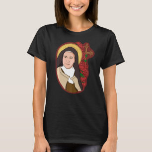 St. Therese of Lisieux Kinder Little Flower Roos C T-shirt