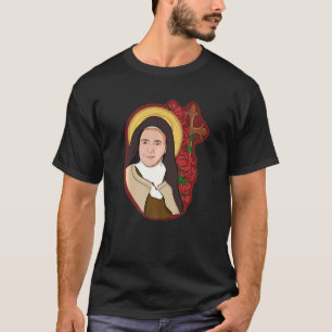 St. Therese of Lisieux Kinder Little Flower Roos C T-shirt