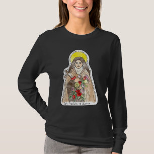 St Therese Of Lisieux Kinderen Little Flower Roos T-shirt