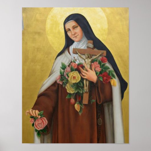 St. Therese of Lisieux Little Flower of Jesus Poster (Voorkant)
