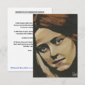 St. Therese of Lisieux Prayer Kaart (Voorkant / Achterkant)