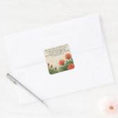 St. Therese of Lisieux Quote Sticker  (Envelop)