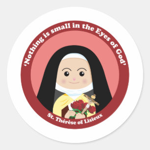 St. Thérèse of Lisieux Ronde Sticker