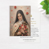 St Therese of Lisieux Wedding Prayer Card (Bureau)